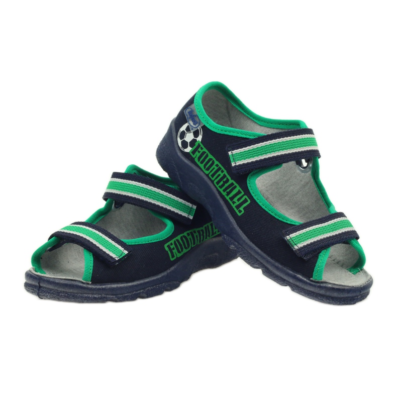 Sandalias niño Befado 969x078 azul marino verde 3