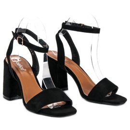 Sandalias de ante negro 5