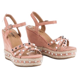 Seastar Sandalias alpargatas ante rosado 5