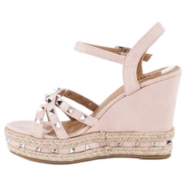 Seastar Sandalias alpargatas ante rosado 3