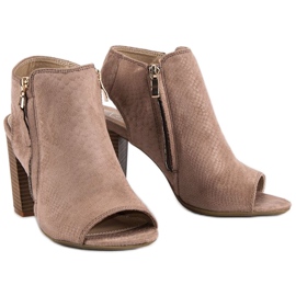 Filippo Sandalias beige con parte superior 5