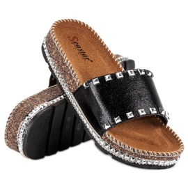 Seastar Zapatillas de mujer con estilo negro 3
