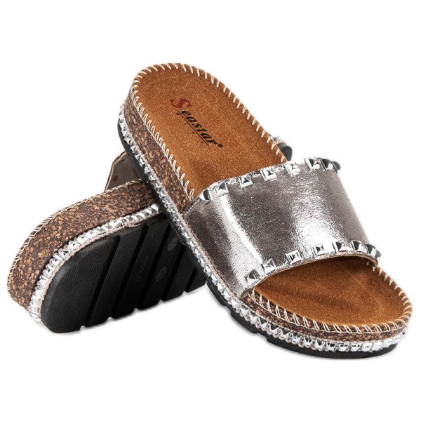 Seastar Zapatillas de mujer con estilo gris 2