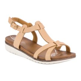 Licean Cómodas sandalias de verano marrón 1