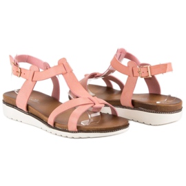 Licean Cómodas sandalias de verano rosado 3