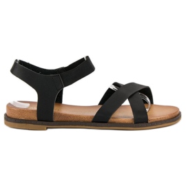 Nio Nio Sandalias negras de mujer negro 5
