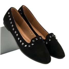 Ch. Creation Bailarinas negras con tachuelas negro 4