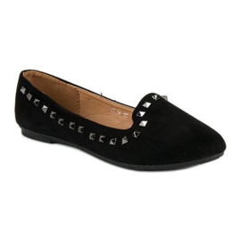 Ch. Creation Bailarinas negras con tachuelas negro 1