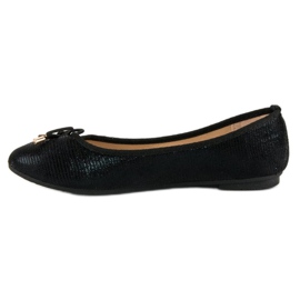 Diamantique Cómodas bailarinas negro 2