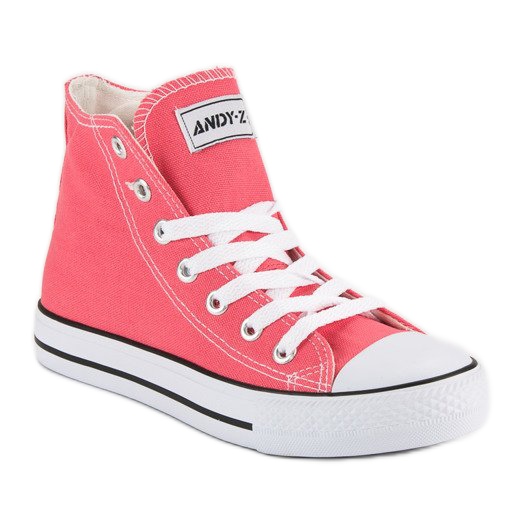 Andy Z Zapatillas clásicas por encima del tobillo. rosado 1