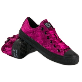 Andy Z Deportivas terciopelo fucsia rosado 4