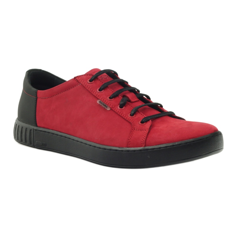 Deportivas Badura 3356 rojas negro rojo 1