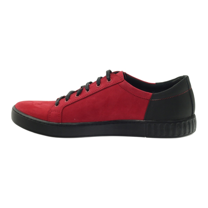 Deportivas Badura 3356 rojas negro rojo 2