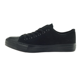 DK Zapatillas negras atadas negro 2