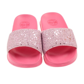 Zapatillas perfiladas Big Star glitter rosa 4