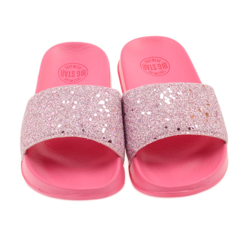 Zapatillas perfiladas Big Star glitter rosado 4