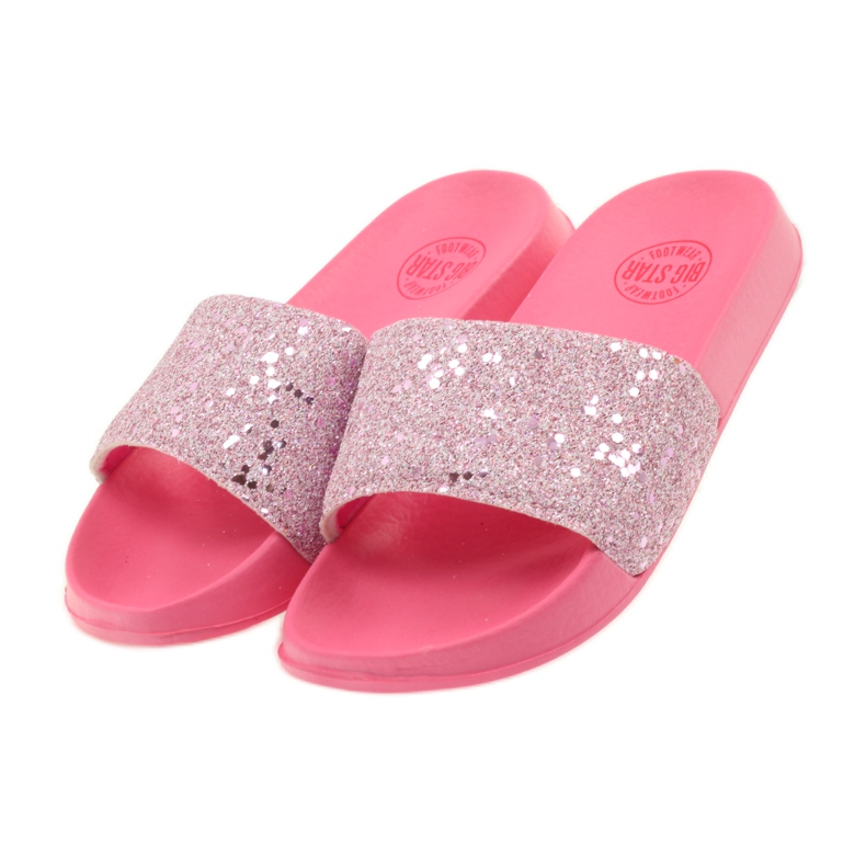 Zapatillas perfiladas Big Star glitter rosado 5