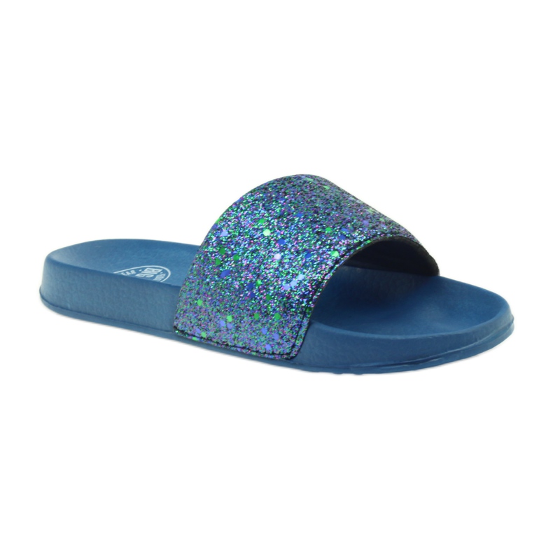 Zapatillas perfiladas Big Star glitter azul marino 1