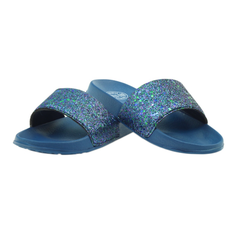 Zapatillas perfiladas Big Star glitter azul marino 3