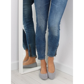 Bailarinas mujer gris suave JX51 3