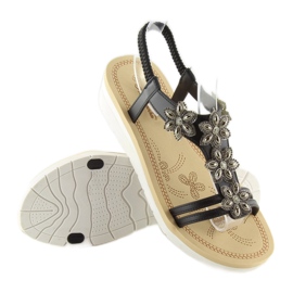 Sandalias mujer negras muy cómodas 981 Black negro 6