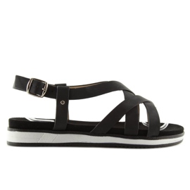 Sandalias mujer negras muy comodas 1499 Black negro 3