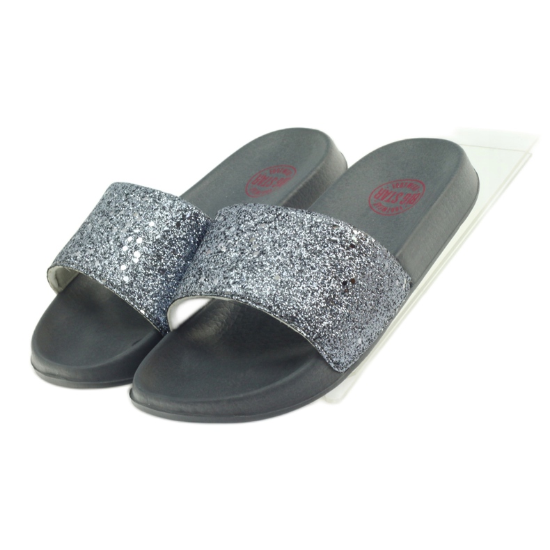 Zapatillas perfiladas Big Star glitter gris 5