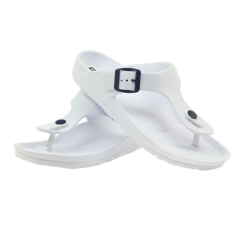 Sandalias de mujer Big Star 274A158 blanco negro 4