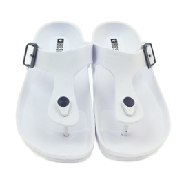 Sandalias de mujer Big Star 274A158 blanco negro 5