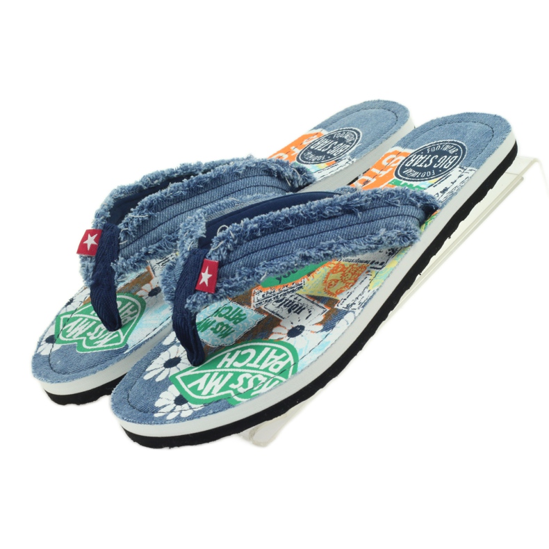 Chanclas Jeans Big Star 274A126 azul 5