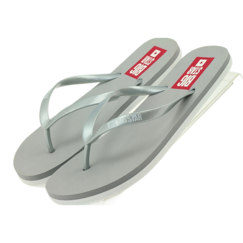 Big Star Women's Flip -Flops 274a130 Gray gris 4 Big Star Women's Flip -Flops 274a130 Gray gris 4
