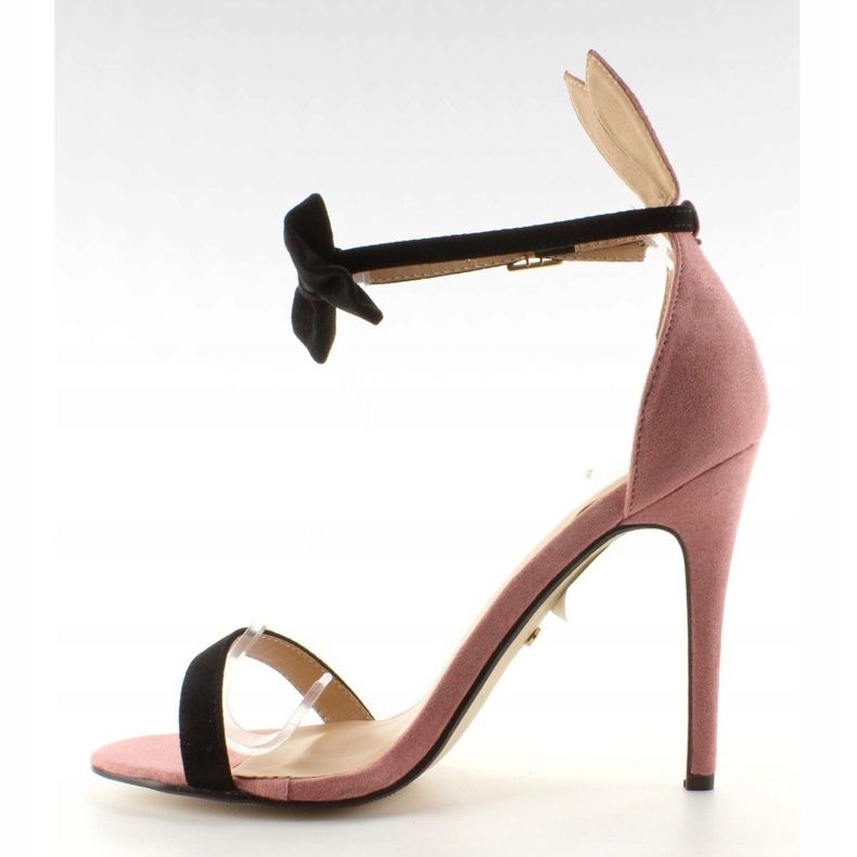 Sandalias en pin con orejas ZJ-15P Rosa rosado 2