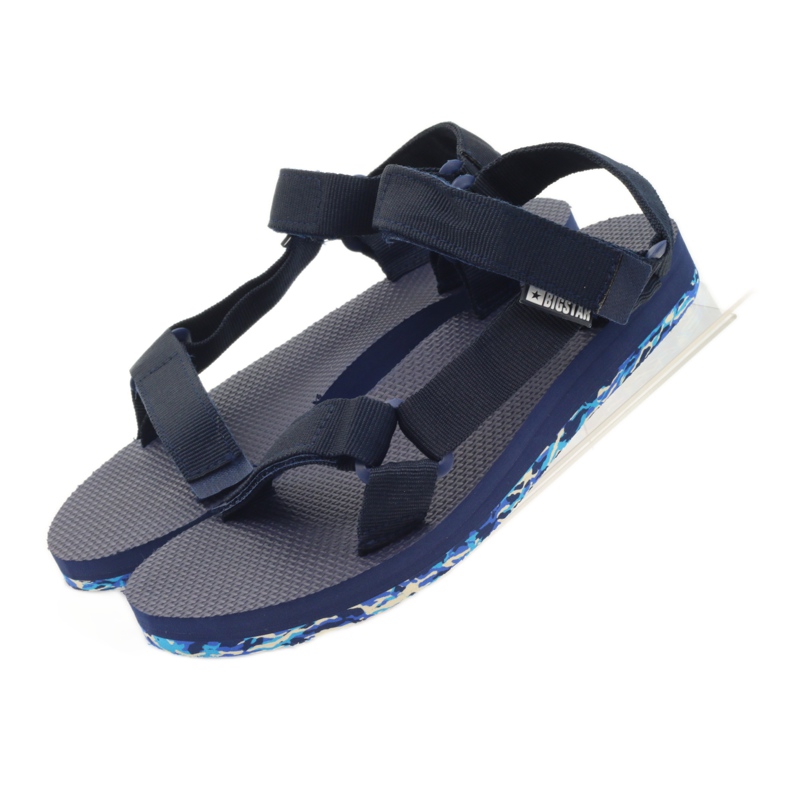 Sandalias textil Big Star azul marino 4