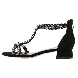 Vices Sandalias negras con cremallera vicios negro 5