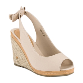 Sandalias alpargatas beige 4