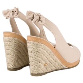 Sandalias alpargatas beige 5