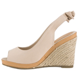 Sandalias alpargatas beige 6