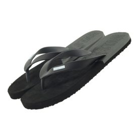 Chanclas negras Big Star 174422 negro gris 4