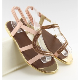 Sandalias rosas asimétricas 4157 Pink rosado 1