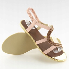 Sandalias rosas asimétricas 4157 Pink rosado 4