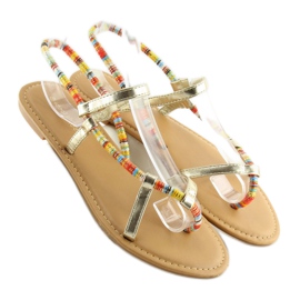Sandalias doradas 5130 oro dorado 2