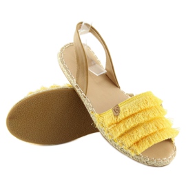 Alpargatas estilo caribeño amarillo 8413 Amarillo 1