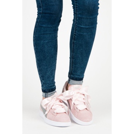 Puma smash v2 cinta jr rosado 5
