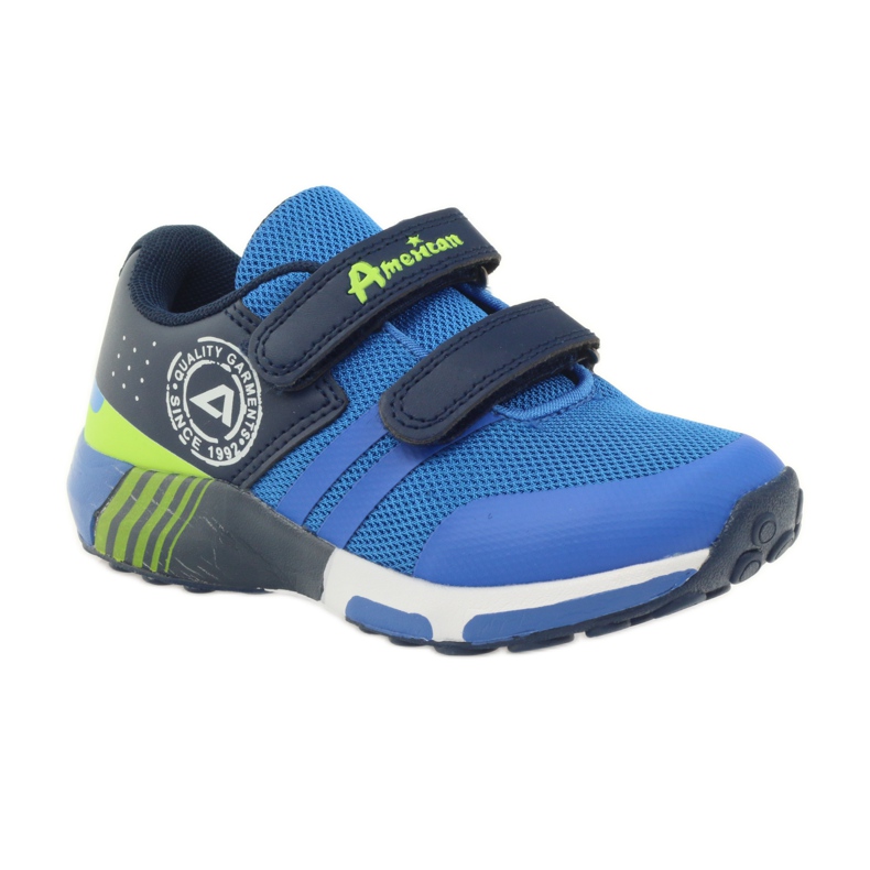American Club Zapatillas deportivas americanas ADI para niños 16687 azul verde azul marino 1 American Club Zapatillas deportivas americanas ADI para niños 16687 azul verde azul marino 1