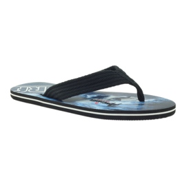 American Club Chanclas de hombre americanas SURF negro 1