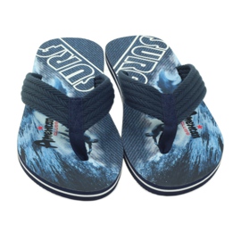 American Club Chanclas de hombre americanas SURF azul marino 3