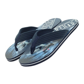 American Club Chanclas de hombre americanas SURF azul marino 4