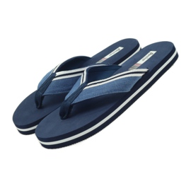 American Club Chanclas de espuma de mujer americana azul marino 4