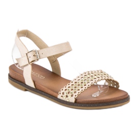 Licean Elegantes sandalias beige 2