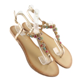 Chanclas rosa champagne H8-70 rosado 4